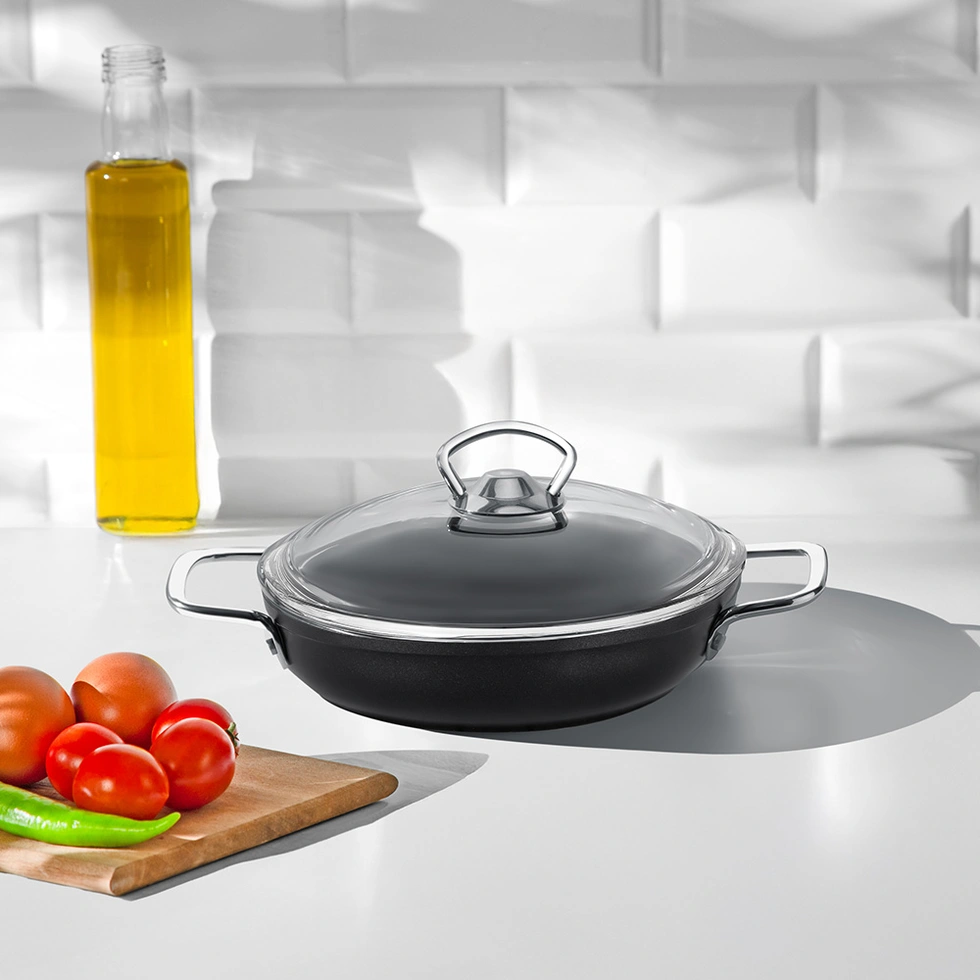 Titanium Siyah 4 Parça Sahan Set (20-22 cm)