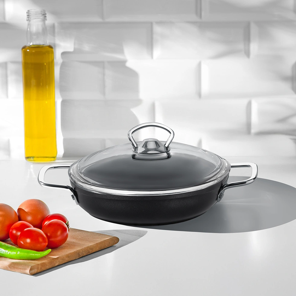 Titanium Siyah 4 Parça Sahan Set (20-22 cm)