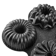 Elisa Siyah 4'lü Döküm Kek Kalıbı