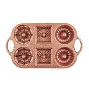 Valeria Rose Gold 6'lı Döküm Kek Kalıbı