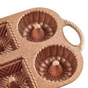 Valeria Rose Gold 6'lı Döküm Kek Kalıbı