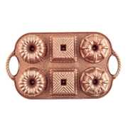 Valeria Rose Gold 6'lı Döküm Kek Kalıbı