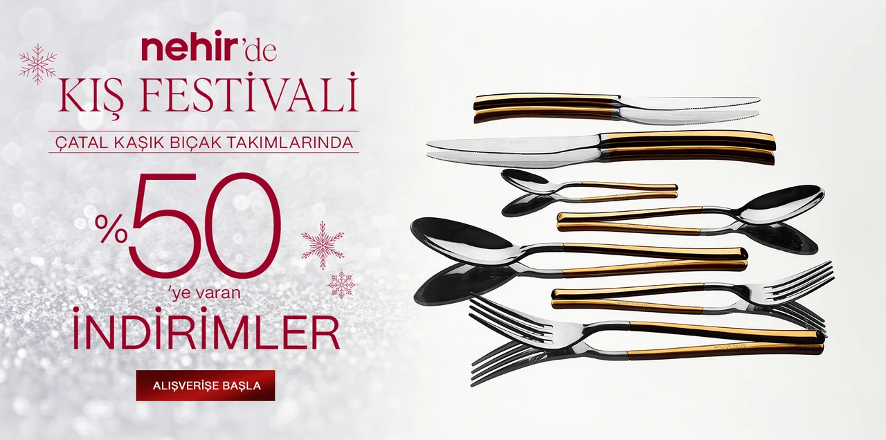 Kış Festivali Çatal Kaşık Bıçak