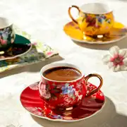 Rossella 6 Kişilik 12 Parça Porselen Kahve Fincan Takımı