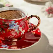 Rossella 6 Kişilik 12 Parça Porselen Kahve Fincan Takımı